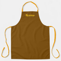 Personnalisez Avec Nom Chef Baker Caterer Brown
