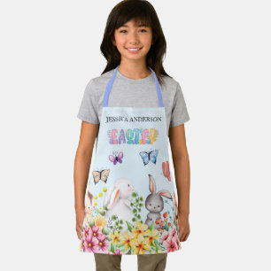 Tablier Personnalisez Funny Bunny Joyeux Jour de Pâques