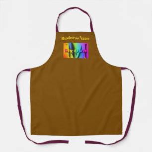 Tablier Personnalisez Mon Propre Café Café Marron