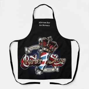 Tablier Personnalité de Barber Pole and Crown