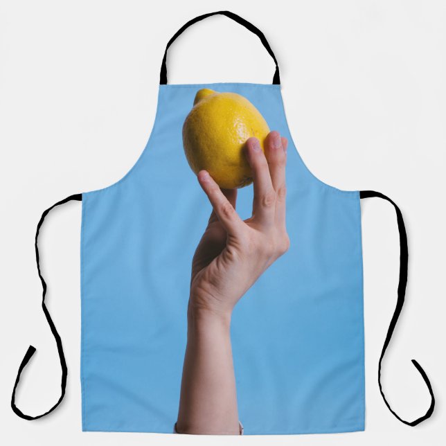 Tablier Personne tenant du citron (Recto)