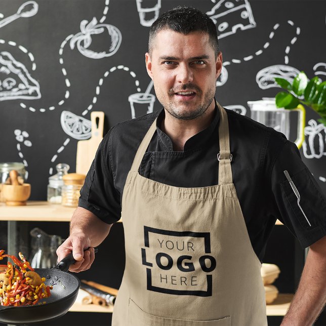 Tablier Personnel employé du logo de l'entreprise personna (Créateur téléchargé)