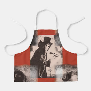 Tablier Peste Docteur Dr. Red Apron Accueil Bar Art Déplai