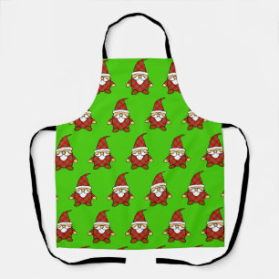 Tablier Petit Carton Gnome Motif appart de Noël