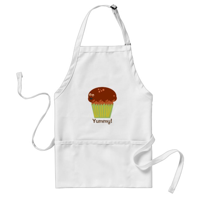 Tablier Petit déjeuner amusant sur mesure Muffin Pal Dessi (Devant)