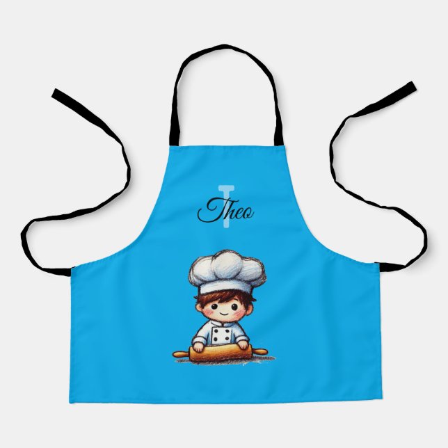 Tablier Petit Garçons Chef Apron (Recto)