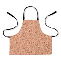 Petit motif rose rouge marron crème mignon