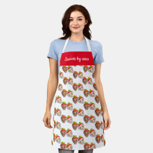 Tablier Petite entreprise Fraise Sweets Shop