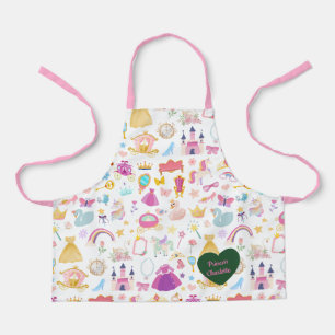 Tablier Petite fille Jolie princesse Motif de conte fée