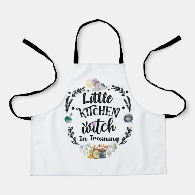 Tablier Petite sorcière de cuisine dans l'aire d'entraînem (Recto)