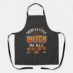 Tablier Petite Sorcière Halloween Sorcière Conception de T