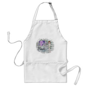 Tablier Petits elfes avec fleurs série de balises