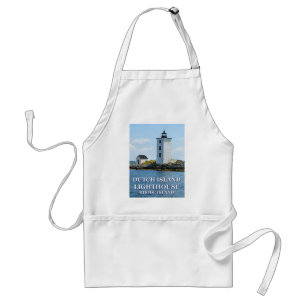 Tablier Phare de l'île néerlandaise, Rhode Island Apron