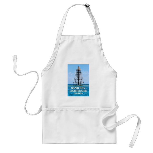 Tablier Phare de Sand Key, Floride Cuisine Apron (Devant)