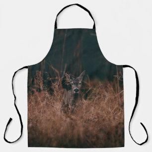 TABLIER PHOTOGRAPHIE DE VIE SAUVAGE DE GRAY DEER ENTOURÉ P