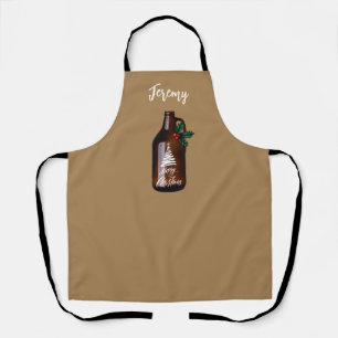 Tablier Pichet à bière moderne pour Noël Growler
