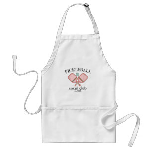 Tablier Pickle Ball Social Club EST 1965 Hommes Femmes