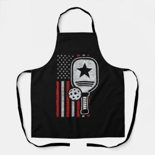 Tablier Pickleball Player - American Flag Pickleball - Pic
