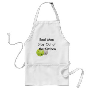 Tablier Pickleball -- séjour hors de la cuisine !