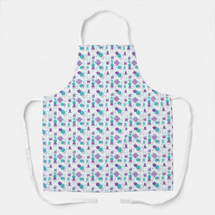 Tablier Pièces du joueur d'échecs - Motif d'art de fête
