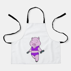 Tablier Pig Fitness Dumbbell