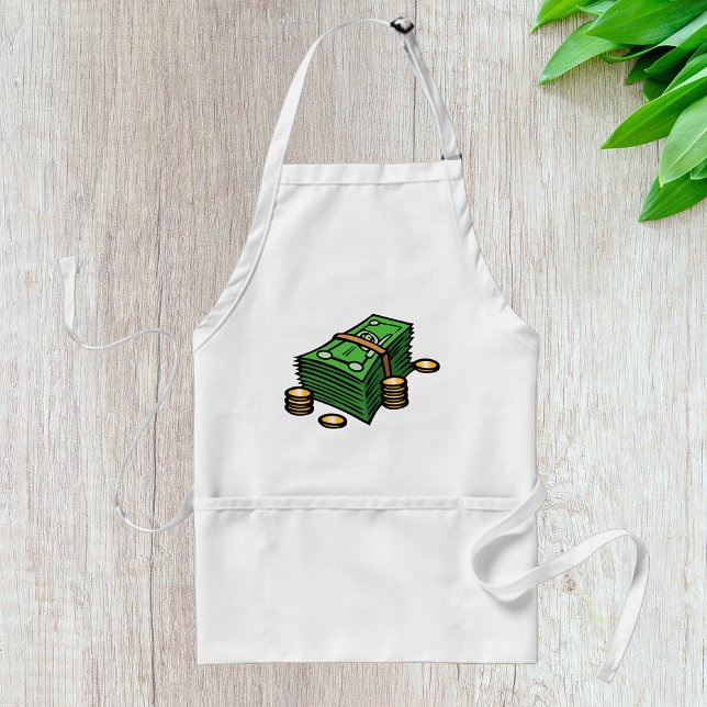 Tablier Pile d'argent avec pièces d'argent (Créateur téléchargé)