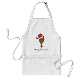 Tablier Pilon de casquette de Père Noël de jambe de poul