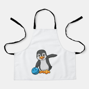 Tablier Pingouin à Bowling avec Bowling