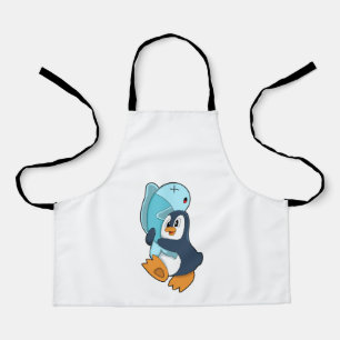 Tablier Pingouin avec poisson