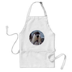 Tablier Pingouin de maman et de bébé