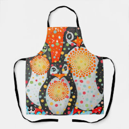 Tablier Pingouins fantastiques