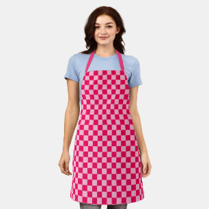 Tablier Pink Combination Classic Checkerboard par STaylor