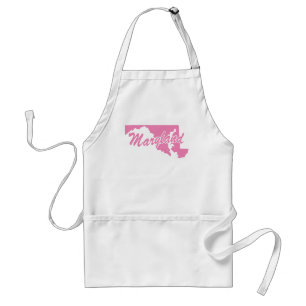 Tablier Pink State Maryland Adulte Apron
