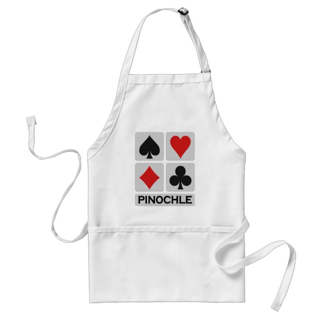 Tablier Pinochle - choisir style & couleur (Devant)