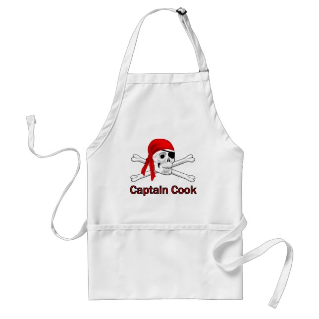 Tablier Pirate Capitaine Cook Apron (Devant)