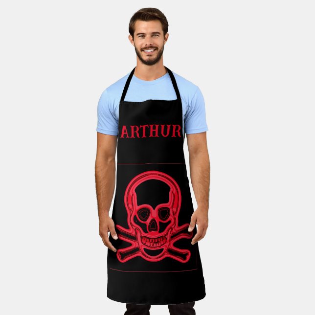 Tablier Pirate Day, personnalisée (Porté)