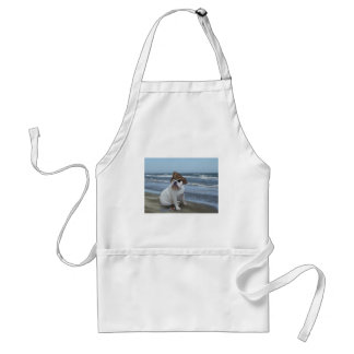 Tablier Pirate de bouledogue sur la plage