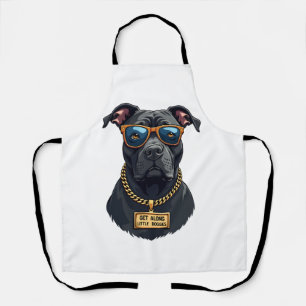 Tablier Pitbull Vintage Cool en Lunettes de Soleil avec Ch
