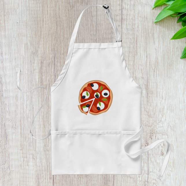 Tablier Pizza Mozzarella aux Tomates et Basilic (Créateur téléchargé)