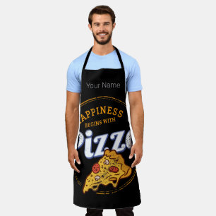 Tablier Pizza Neapolitain Retro Snack Fromage Vintage Desi