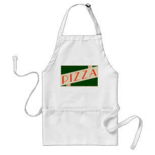 Tablier pizza rétro