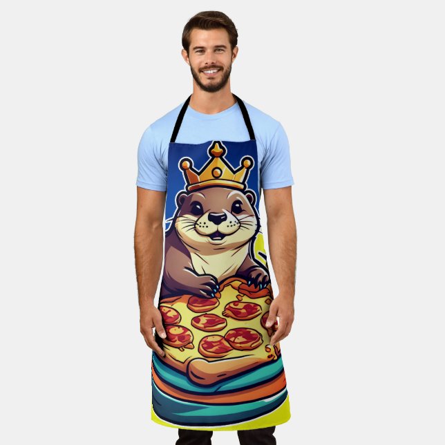 Tablier PizzaKing_Otter (Porté)
