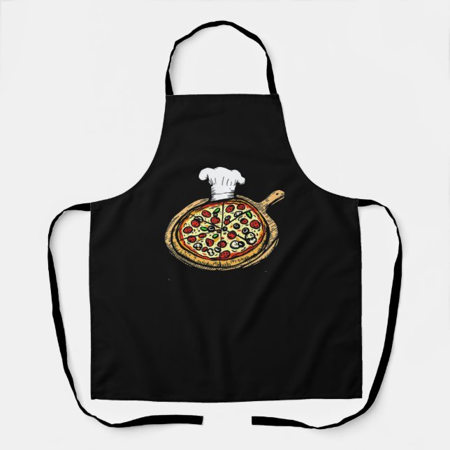 Tablier Pizzeria italienne Pizza Cuisine ou Restaurant Ron (Recto)