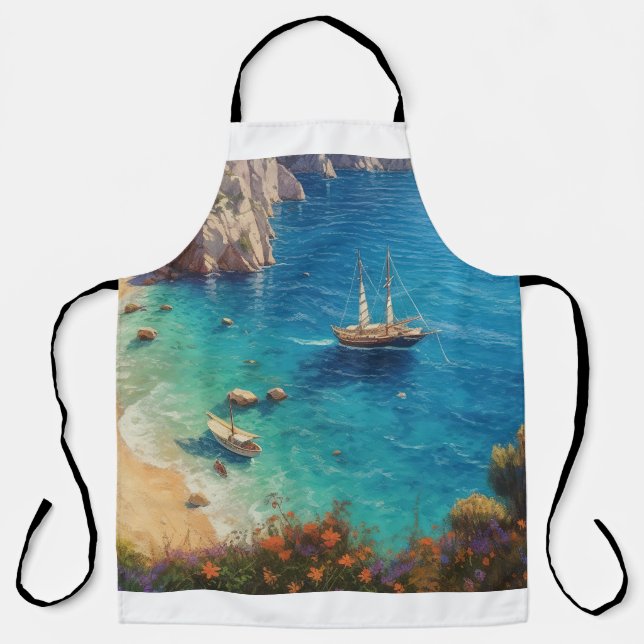 Tablier Plage en Grèce (Recto)