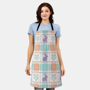 Tablier Plaid à carreaux de Pâques