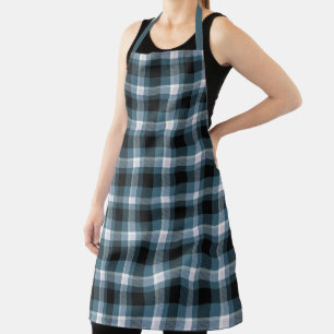 Tablier Plaid bleu