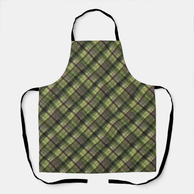 Tablier Plaid écossais écossais écossais écossais classiqu (Recto)