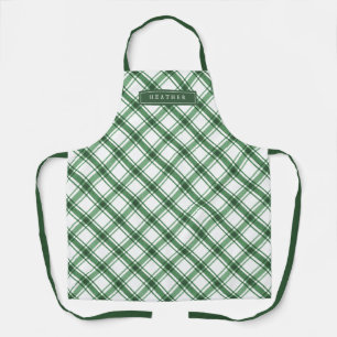 Tablier Plaid vert
