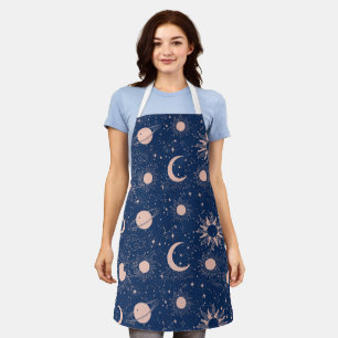 Tablier Planètes et étoiles Motif