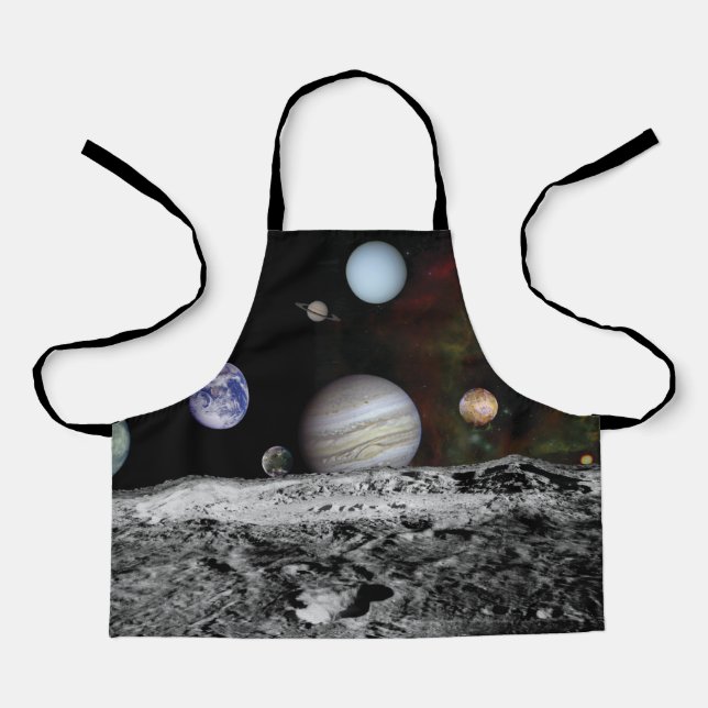 Tablier Planets du système solaire (Recto)